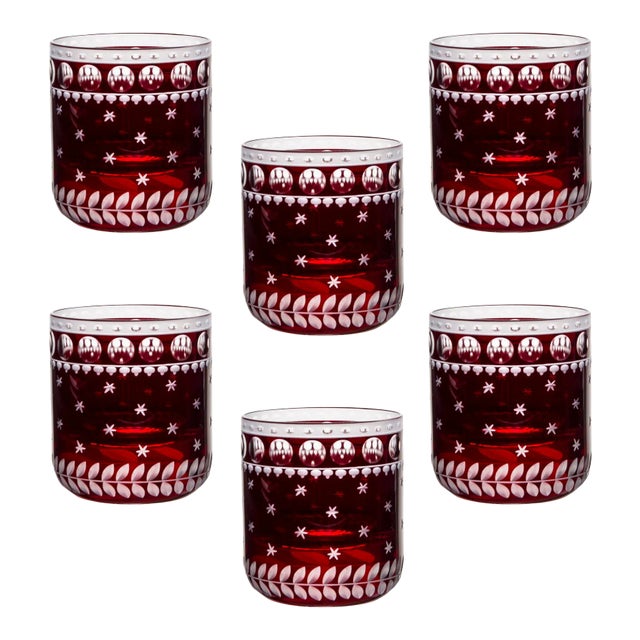 ARTEL Staro Votive Set, Red, Set of 6 For Sale