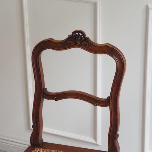 Rococo French Rococo Chairs with Viennese Caning, 1900, Set of 2 For Sale - Image 3 of 14