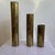 A set of 3 Danish style mid century vases from the 1960’s. The vases feature minimalist cylindrical tubes with staggering...