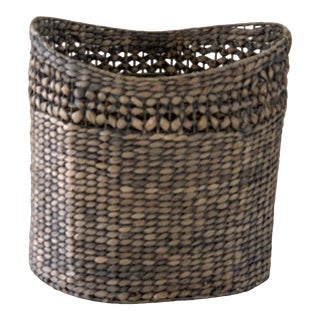 Extra Large Rustic Rope Hamper Basket Storage For Sale