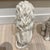 Mid 20th Century Plaster Lions Statue, Pair For Sale - Image 5 of 6
