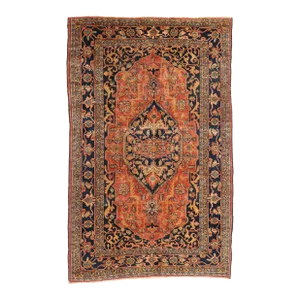 Vintage Persian Heriz Rug - 05'04 X 08'03