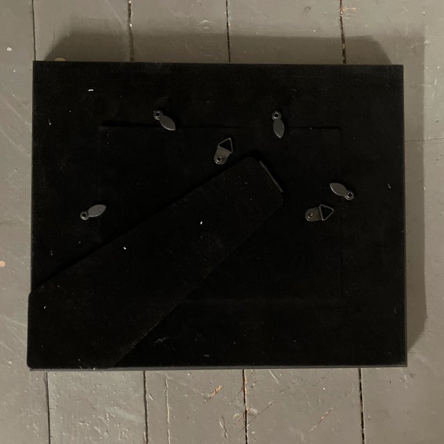 Abstract 1980’s Original Wayne Cunningham Small Abstract Ink Drawing Tabletop Frame For Sale - Image 3 of 4