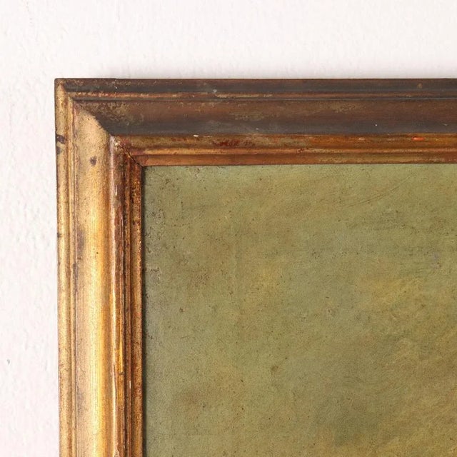 Marine Landscape with Figures, Oil on Canvas For Sale - Image 8 of 11