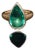 Gia Certified 5.25ct Natural Emerald Sculptural Bezel Solid 18k Gold Ring, Size 5.25 For Sale