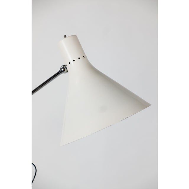 Angelo Lelii 1950s Italian Single Arm Floor Lamp by Angelo Lelii for Arredoluce For Sale - Image 4 of 12