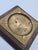 Mid-Century Modern Vintage Brass Ashtray with Oak Base from Meubelfabriek Oisterwijk, Netherlands, 1970s For Sale - Image 3 of 9