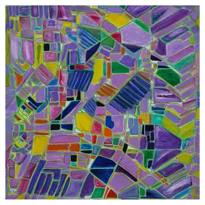 Reticulum - Oil on Canvas by Giorgio Lo Fermo - 1995 1995