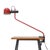 Red Metal Clamp Lamp from F. Fabbian, 1980s For Sale - Image 6 of 14