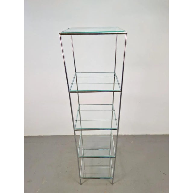 Vintage Abstracta Display Rack in Metal & Glass by Poul Cadovius, Denmark, 1960s For Sale - Image 6 of 11