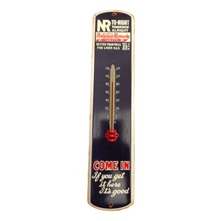 Nature's Remedy Vintage Style Thermometer Merchandise No Porcelain Souvenir Nr For Sale