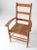 Vintage Woven Seat Arm Chair For Sale - Image 4 of 10