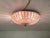 About this item Ceiling light with glass flowers. In the style of Rupert Nikol. Up to 250V (Europe/UK Standard).The wiring...