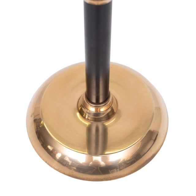 Italian Brass Candleholder, 1940s For Sale - Image 10 of 11