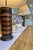 Turned Wood Barrel Form Table Lamps With Shades, Set of 2 For Sale - Image 17 of 18