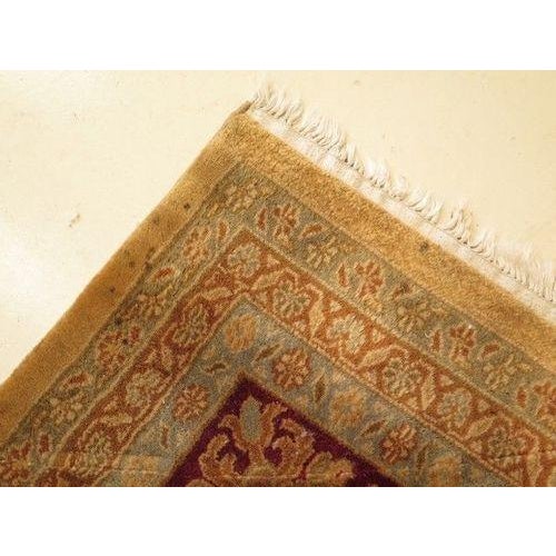 Beige Room Size Approx. 10 X 14 Red & Beige Rug For Sale - Image 8 of 10