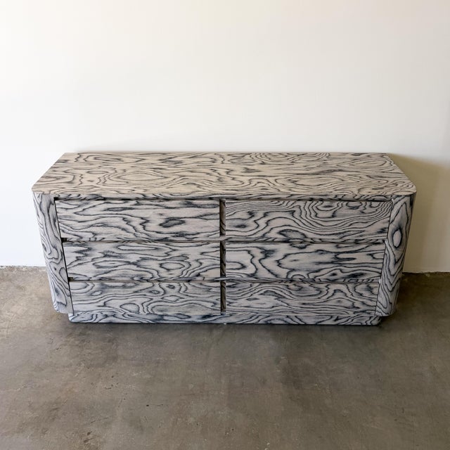 Ettore Sottsass Vintage 1980s Italian Postmodern Dresser For Sale - Image 4 of 10
