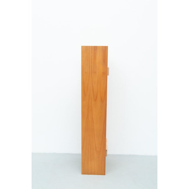 Vintage Wall Shelf in Cherry Wood by Walter Wirz for Wilhelm Renz, 1960s For Sale - Image 6 of 8