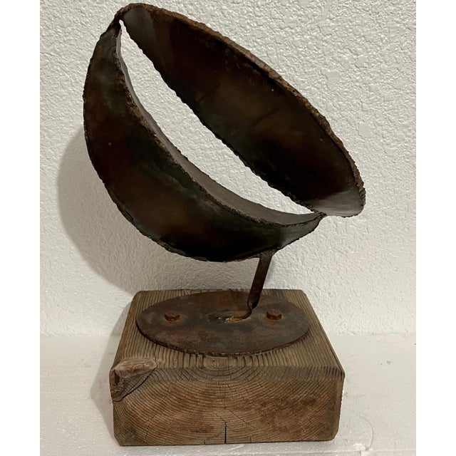 Eli Ilan, 1965 Canadian Israeli Art Brutalist Abstract Welded Steel Sculpture Eli Ilan For Sale - Image 16 of 17