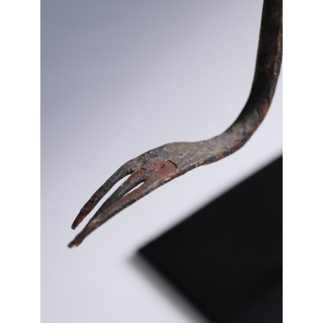 Late 19th Century French Artist, Large Handcrafted Cockerel Sculpture, 1880, Iron For Sale - Image 5 of 18