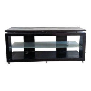 West Elm Tv Stand Shelf Console Table For Sale