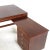 Arne Vodder Mid Century Danish Rosewood L Desk For Sale - Image 10 of 11