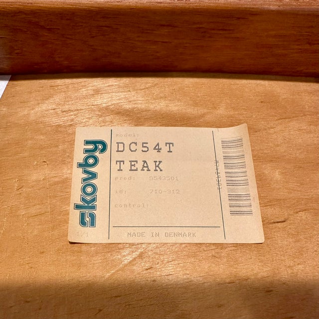 Vintage Danish Modern Solid Teak High Back Dining Chairs by Skovby For Sale - Image 11 of 12