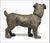 Realism 1940s Austrian Standing Terrier Dog Composition Lifesize Figural Sculpture For Sale - Image 3 of 12