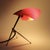 Vintage Red Tripod Table Lamp in Brass from WKR, 1950s For Sale - Image 4 of 11