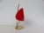 Yellow & Red Brass and Acrylic Glass Table Lamps, 1950s, Set of 2 For Sale - Image 11 of 18