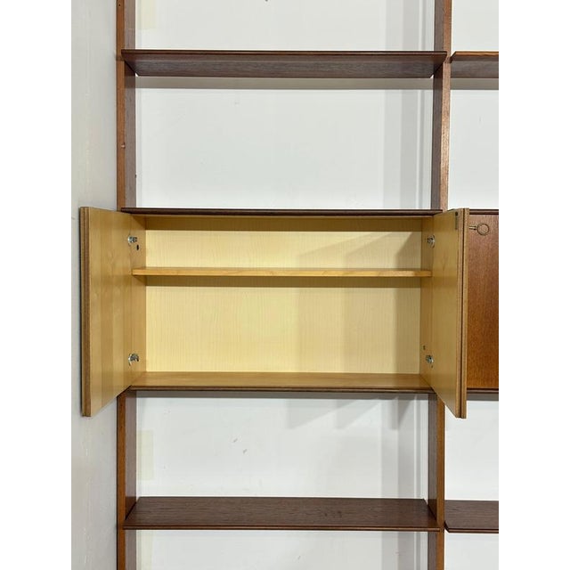 Mid-Century Modern Modular Wall Shelf in Teak by Interna-Peter Pedrides, 1960s For Sale - Image 5 of 18