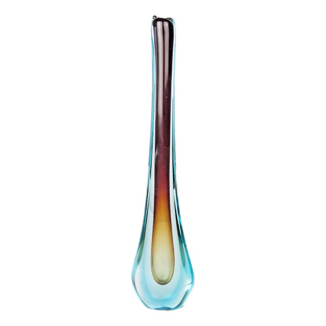 Italian Multicolored Murano Sommerso Glass from Seguso Vetri Darte, 1960s For Sale