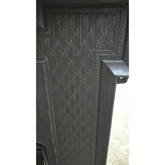 Antique Cast Iron Combination Fireplace, 1915 For Sale - Image 12 of 13