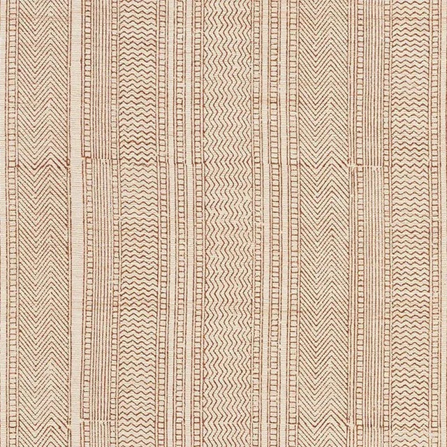 Sample - Schumacher Mohave Fabric in Sepia For Sale