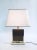 Hollywood Regency Style Gold Square Table Lamp, 1970s For Sale - Image 12 of 13