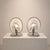 Mazzega Murano 1970s Italian Mazzega Style Chrome and Murano Glass Table Lamps - Pair For Sale - Image 4 of 8