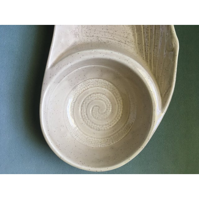 1960s California Pottery Paisley Appetizer Serving Plates - a Pair For Sale In Jacksonville, FL - Image 6 of 12