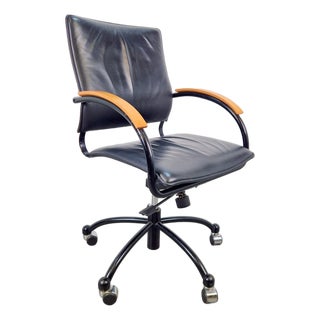 S73 Office Chair in Leather by Josef Gorica for Thonet, 1990s For Sale