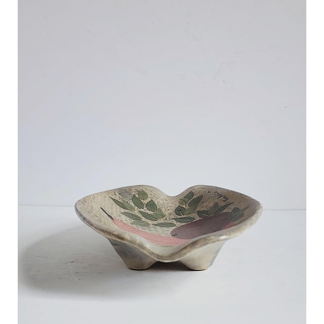 Mid-Century Marc Bellaire "Still Life" Pottery Ashtray For Sale In New York - Image 6 of 11