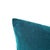 Cowtan and Tout Rostang in Lagon Pillow Cover - 20" X 20" Bright Teal Plush Velvet Cushion Case For Sale - Image 4 of 4