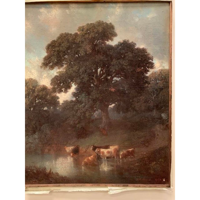 W Wintz, Landscape, 1854, Pastel Drawing, Framed For Sale - Image 12 of 18