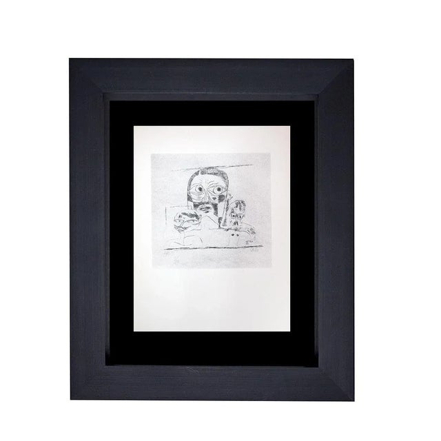 Abstract Abstract Paul Klee Lithograph Ltd Edition “Three Heads" For Sale - Image 3 of 4