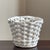 Rustic European Mid-20th Century Italian Basketweave Ceramic Cachepot For Sale - Image 3 of 18