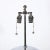 Mid-Century Modernist "Ball" table lamp in chrome, style of Karl Springer. Two demi-spheres of polished chrome meet along...