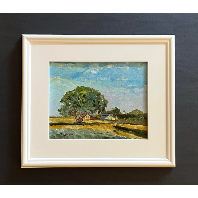 Contemporary Oil Painting of a Landscape in Provincetown by Satori Gregorakis For Sale - Image 3 of 3