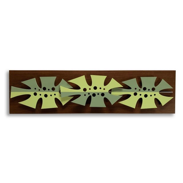 Not Yet Made - Made To Order Mid Century Modern Wall Art Witco Tiki Style Abstract Wall Sculpture For Sale - Image 5 of 7