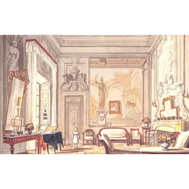 "Nineteenth Century Interiors: An Album of Watercolors" 1992 Gere, Charlotte For Sale - Image 9 of 11