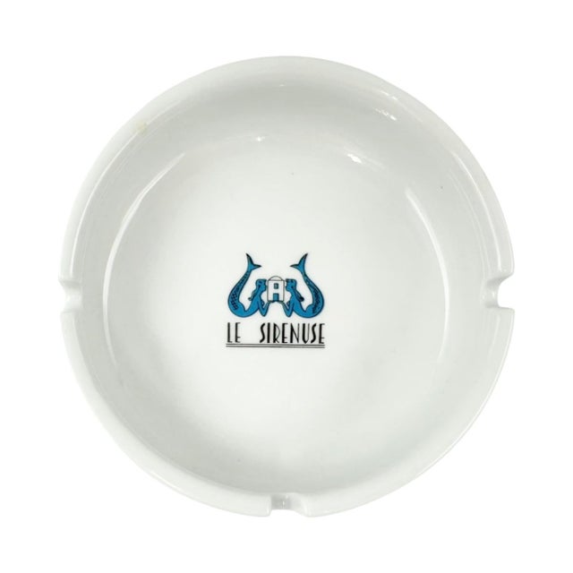 Richard Ginori Vintage Le Sirenuse Hotel Positano Ashtray Richard Ginori Italian Porcelain For Sale - Image 4 of 8