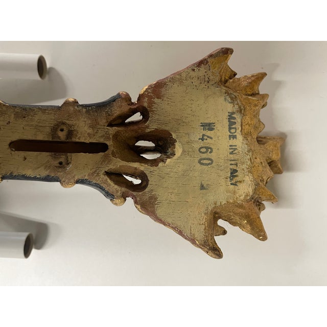 Vintage Louis XVI Style Two-Light Electric Wall Sconces--a Pair For Sale - Image 10 of 13
