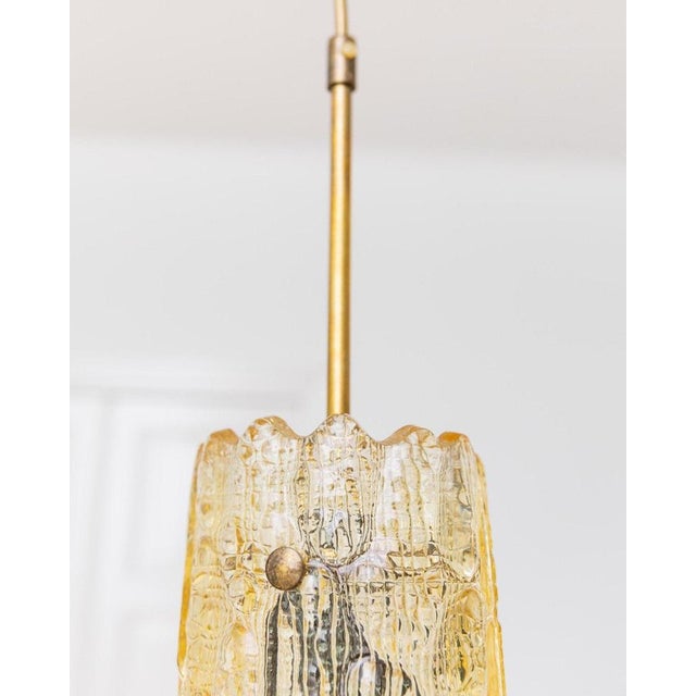 Gold Vintage Ceiling Lamp by Carl Fagerlund for Orrefors, 1960s For Sale - Image 8 of 13